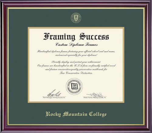 Rocky Mountain College 7 x 9 Windsor Diploma Frame