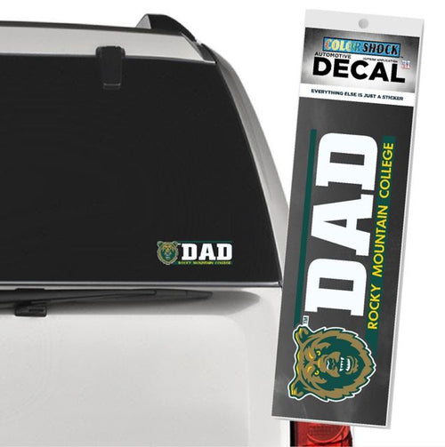 Rocky Mountain College Bears Dad Decal