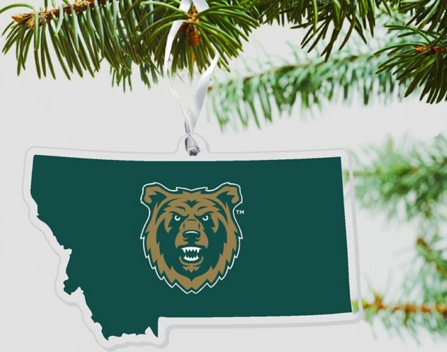 Rocky Mountain College Bears 3x4 Ornament