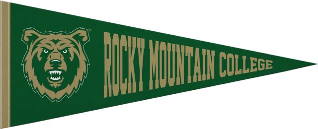 Rocky Mountain College 12X30 Full Color Pennant