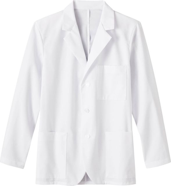 Men's 30 Inch Consultation Coat White Large