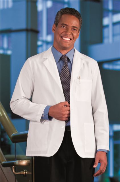 LAB JKT/STUDENT SM WHITE